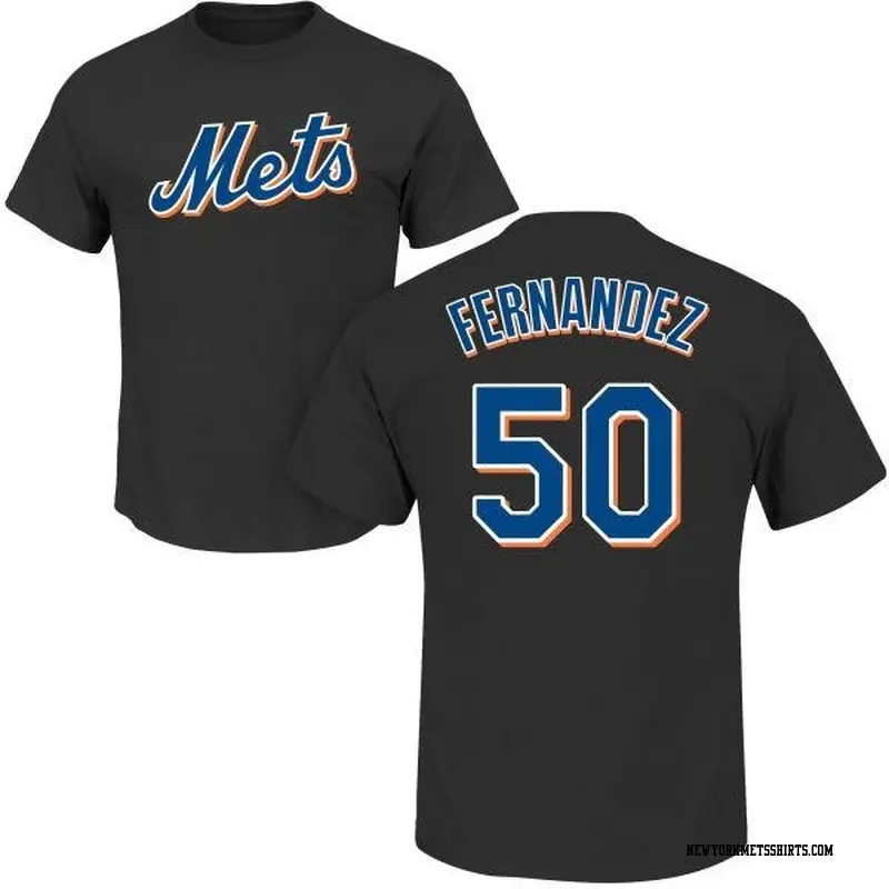 Francisco Lindor New York Mets Men's Black Roster Name & Number T-Shirt 