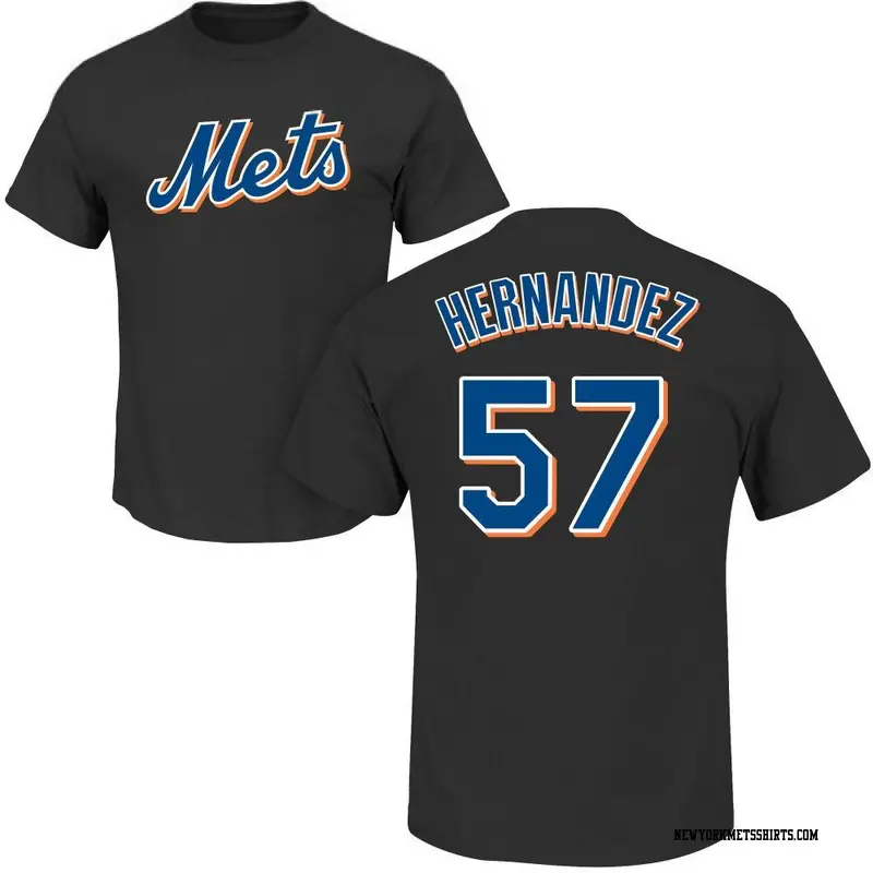 Francisco Lindor New York Mets Youth Black Roster Name & Number T