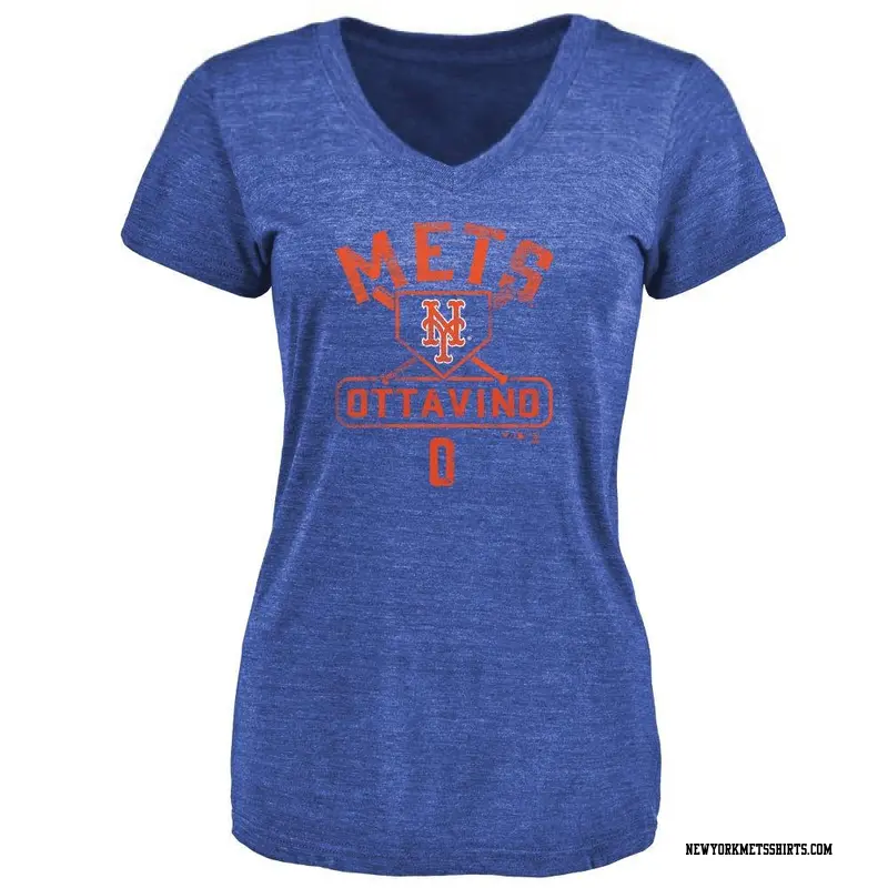 Daniel Vogelbach New York Mets Women's Backer Slim Fit T-Shirt - Ash