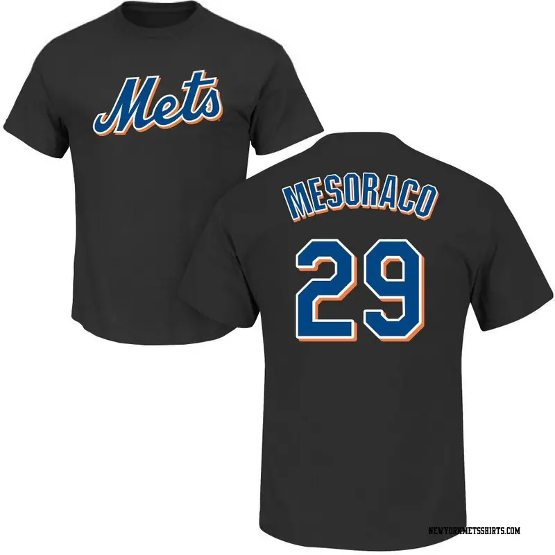 Ron Darling New York Mets Youth Black Roster Name & Number T-Shirt 